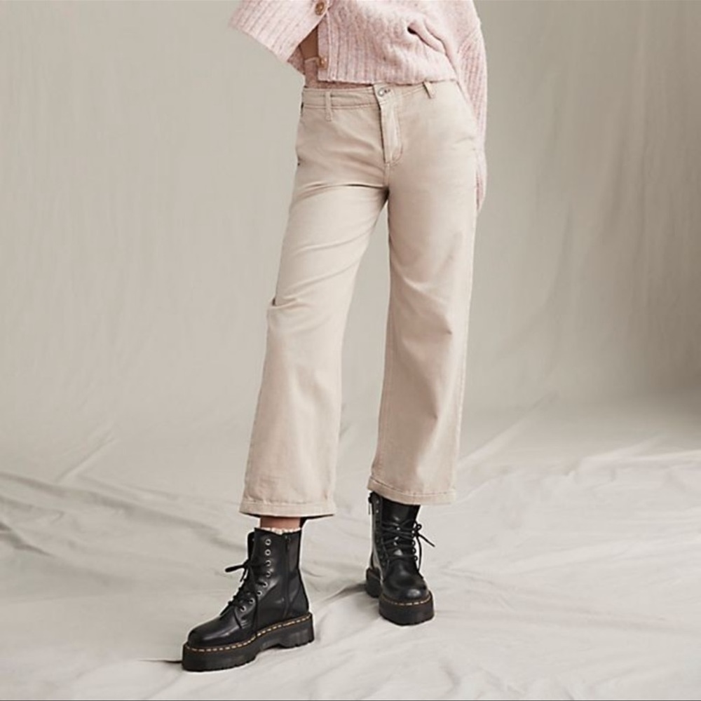 NWT Free People Relaxed Boyfriend Chino Pants